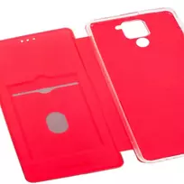 xiaomi redmi 9 deklas - Evelatus Book Case For Xiaomi Redmi Note 9 Red - 2 nuotrauka
