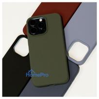 deklai iphone 14 silicone - Evelatus "Premium Soft Touch Silicone Case iPhone 14 Pro Max" Midnight Blue - 5 nuotrauka