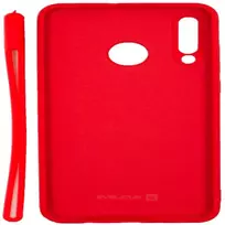 deklas huawei p30 lite telefonui - Evelatus Soft Touch Back Case With Strap For Huawei P30 Lite Red - 2 nuotrauka