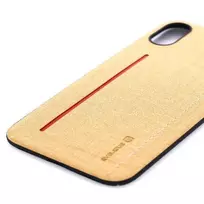 skystas silikonas - Korpuso galas, galinis dangtelis Evelatus         Apple      iPhone X 6127       Yellow - 2 nuotrauka