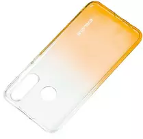 huawei p30 deklas - Korpuso galas, galinis dangtelis Evelatus         Huawei      P30 Lite Gradient TPU Case       Gold - 3 nuotrauka