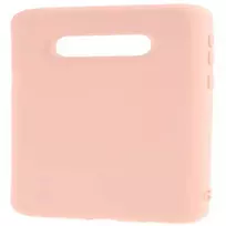samsung s10e deklas - Korpuso galas, galinis dangtelis Evelatus         Samsung      S10e Soft Silicone       Beige - 2 nuotrauka