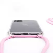 iphone korpusas - Korpuso galas, galinis dangtelis Evelatus         Apple      iPhone 11 Pro Case with rope Pink       Transparent - 3 nuotrauka