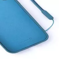 iphone korpusas - Korpuso galas, galinis dangtelis Evelatus         Apple      iPhone XR Soft Touch Silicone Case with Strap       Blue - 2 nuotrauka