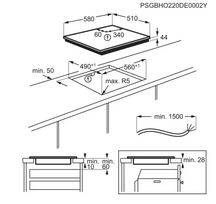 indukcine kaitlente electrolux - Electrolux KIS62453I - 2 nuotrauka