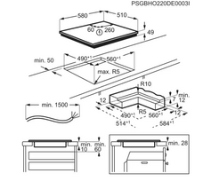 indukcine kaitlente electrolux - Electrolux KIS62453I - 3 nuotrauka