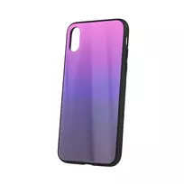 iphone korpusas - Korpuso galas, galinis dangtelis ILike         Apple      iPhone XR Aurora Glass case       Pink-Black - 2 nuotrauka
