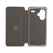 atverciamas telefonas - iLike Xiaomi Redmi Note 13 Pro Plus 5G Book Case Slim Juodas (Black) - 4 nuotrauka