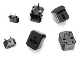 network adapter - CP TR1 3in1 Kelioninis maitinimo kištukas Multi adapteris UK/EU/US/Azija + Nešiojamas dėklas - 2 nuotrauka