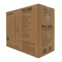 atx pc case white - Kompiuterio korpusas Sbox PCC-500W, balta - 2 nuotrauka