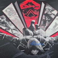 assassin 120 - Kompiuterinių žaidimų stalas Subsonic Assassins Creed, 120 cm x 60 cm, 75 cm, juoda sp./raudona sp. - 3 nuotrauka