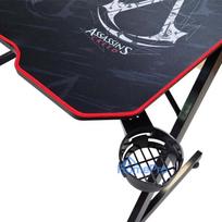 assassin 120 - Kompiuterinių žaidimų stalas Subsonic Assassins Creed, 120 cm x 60 cm, 75 cm, juoda sp./raudona sp. - 4 nuotrauka