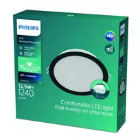 philips meson 12 5w - Philips - įleidžiamas LED šviestuvas MESON LED/12,5W/3000K/juodas (Black) - 3 nuotrauka