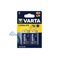 lr14 - Varta Longlife Alkaline Batteries R14/C x2 - 2 nuotrauka