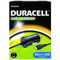 usb dc 5v - Duracell Universal  Micro USB Car Charger With Cable 1m Black - 2 nuotrauka