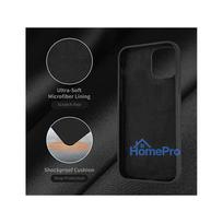 deklai iphone 14 silicone - Riff "Soft Silicone Case iPhone 14" Black - 4 nuotrauka