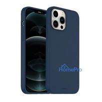 deklai iphone 14 silicone - Riff "Soft Silicone Case iPhone 14 Pro" Blue - 3 nuotrauka