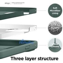 iphone 13 green - Riff "Soft Silicone Case iPhone 13 Pro Max" Gray Green - 3 nuotrauka