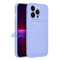 iphone 14 silikoninis deklas - Riff "Card Silicone Case iPhone 14 Plus" Violet - 7 nuotrauka