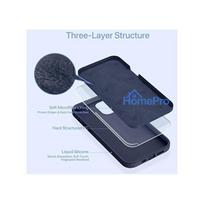 iphone 15 pro max deklas - Riff "Soft Silicone Case iPhone 15 Pro Max" Dark Blue - 3 nuotrauka