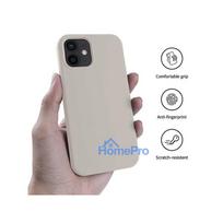 15 pro silicone case - Riff "Soft Silicone Case iPhone 15 Pro Max" Grey - 2 nuotrauka