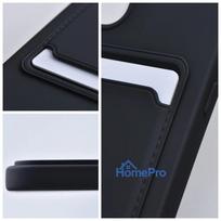 iphone 15 deklas silicone - Riff "Card Silicone Case iPhone 15 Plus" Black - 3 nuotrauka