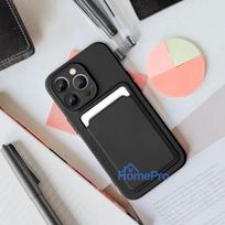 iphone 15 deklas silicone - Riff "Card Silicone Case iPhone 15 Plus" Black - 8 nuotrauka