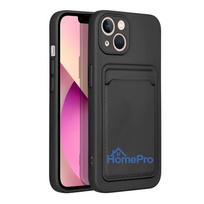 iphone 15 deklas silicone - Riff "Card Silicone Case iPhone 15 Plus" Black - 10 nuotrauka