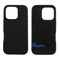 apple iphone 16 pro case - Riff "Slim silicone back case for iPhone 16 Pro" Black - 3 nuotrauka