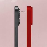 deklas huawei p40 lite - Raudonos spalvos dėklas X-Level Dynamic Huawei P40 Lite / Nova 6 SE / Nova 7i telefonui - 3 nuotrauka