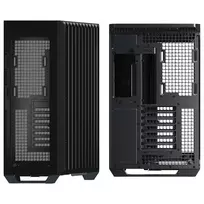 atx mid tower case - APNX V1 PC-kompiuterio korpusas, Midi-Tower, ATX, Tempered Glass - juodos spalvos - 4 nuotrauka