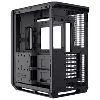 atx mid tower case - APNX V1 PC-kompiuterio korpusas, Midi-Tower, ATX, Tempered Glass - juodos spalvos - 5 nuotrauka