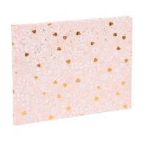 balajos - Svečių-užrašų knyga GOLDBUCH 77034 Finamente rosé, 25x20 cm, balti lapai - 5 nuotrauka