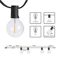 kaledines lemputes - Lauko girlianda (LED lemputės) 100 m Elegance - 3 nuotrauka