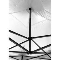 stogine - Prekybinė palapinė Zeltpro EKOSTRONG 2x2 m, balta (White) - 9 nuotrauka