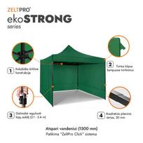 prekybines palapines - Prekybinė Palapinė 2x2 Žalia Zeltpro EKOSTRONG - 16 nuotrauka