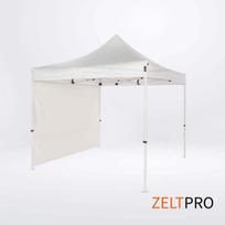 3x3 palapine tentas - Zeltpro PROFRAME prekybinė palapinė, stogas ir sienos (4 vnt.), 3x3 m, balta (White) - 5 nuotrauka