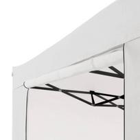 stogine - Prekybinė palapinė Zeltpro EKOSTRONG, 3x4,5 m, Balta (White) - 11 nuotrauka