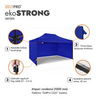 prekybines palapines - Prekybinė palapinė Zeltpro EKOSTRONG 3x2 m, Mėlyna (Blue) - 15 nuotrauka