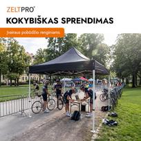 stogine - Prekybinė Palapinė Zeltpro PROFRAME Juoda, 2x2 - 14 nuotrauka