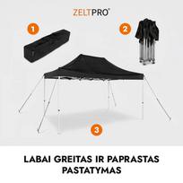 stogine - Prekybinė palapinė Zeltpro PROFRAME Balta, 3x2 - 25 nuotrauka