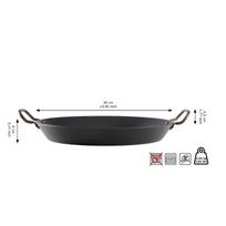 anglies plieno keptuve - Keptuvė Skottsberg Party pan 532664, 38 cm, anglies plienas - 5 nuotrauka
