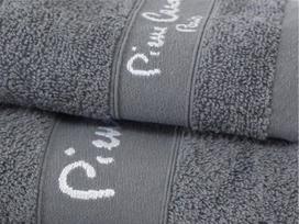 vonios ranksluosciai 70 140 - Pierre Cardin rankšluosčių komplektas 1117 Morning Grey, 3 vnt - 3 nuotrauka