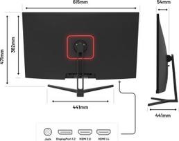 monitoriai 3840 x 2160 31 5 - JAPANNEXT JN-V315UHDR 31.5", VA, 4K UHD, 60Hz - 3 nuotrauka