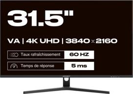 monitoriai 3840 x 2160 31 5 - JAPANNEXT JN-V315UHDR 31.5", VA, 4K UHD, 60Hz - 6 nuotrauka