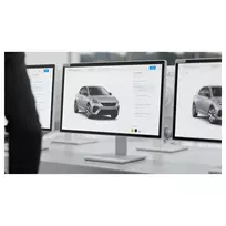 baltas monitorius - JAPANNEXT JN-IPS2152FHDR-T 21.5", IPS, FHD, lietimui jautrus, baltas - 2 nuotrauka