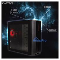 desktop pc - Captiva R98-206 PC AMD Ryzen 7 5700X, 32GB DDR4, 1TB SSD, NVIDIA GeForce RTX 5060, Juodas (Black) - 4 nuotrauka
