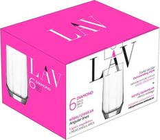 tauriu komplektas - LAV Diamond Water Glass Set 38.5cl 6pcs - 2 nuotrauka