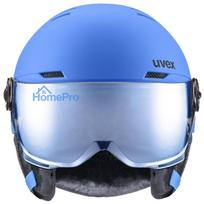vaikiskas salmas - Slidinejimo šalmo ir akinių rinkinys Uvex Rocket JR Visor, mėlynas, 54-58 cm - 3 nuotrauka