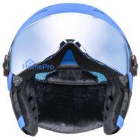 vaikiskas salmas - Slidinejimo šalmo ir akinių rinkinys Uvex Rocket JR Visor, mėlynas, 54-58 cm - 4 nuotrauka